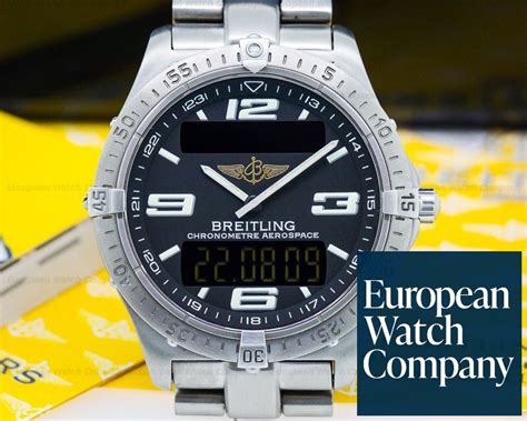 breitling aerospace f7536210 movement|Aerospace E75362 / Avantage comparative review .